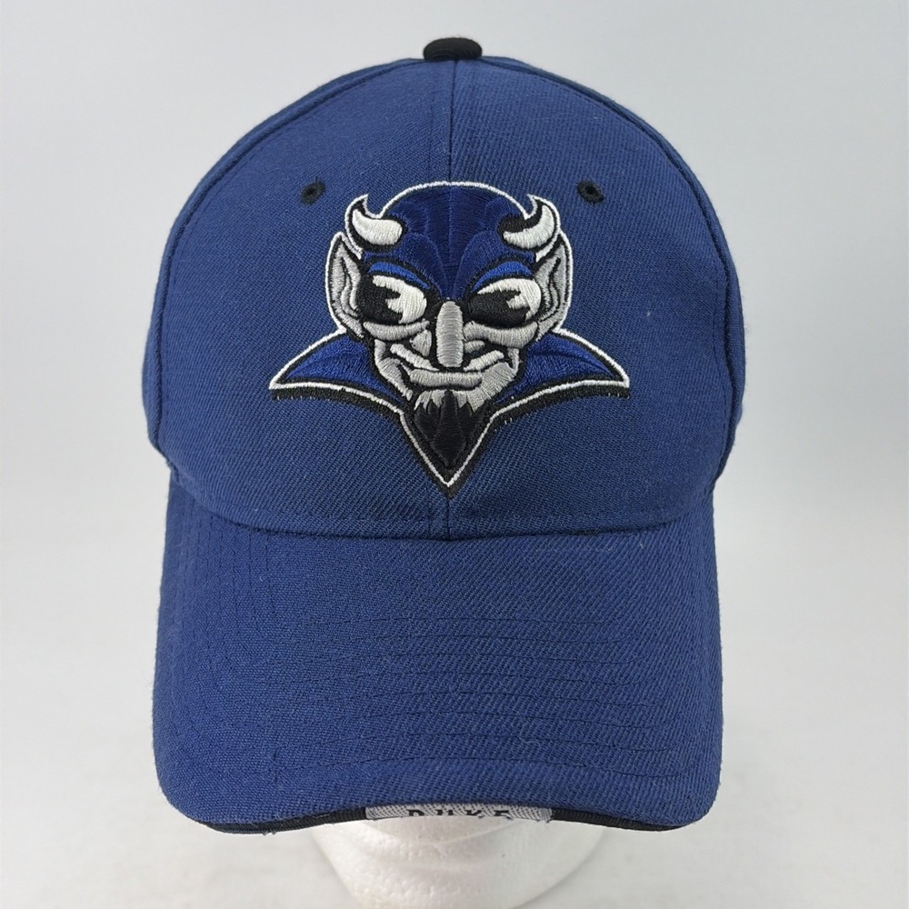 Vintage Duke Blue Devils Hat Cap Strap Back Zephyr Z Hat 90's Embroidered Logo